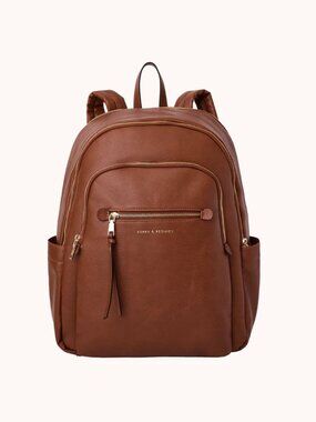 Poppy & Peonies Detour Backpack in Chestnut